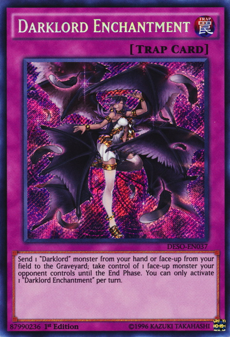 Darklord Enchantment [DESO-EN037] Secret Rare | Event Horizon Hobbies CA