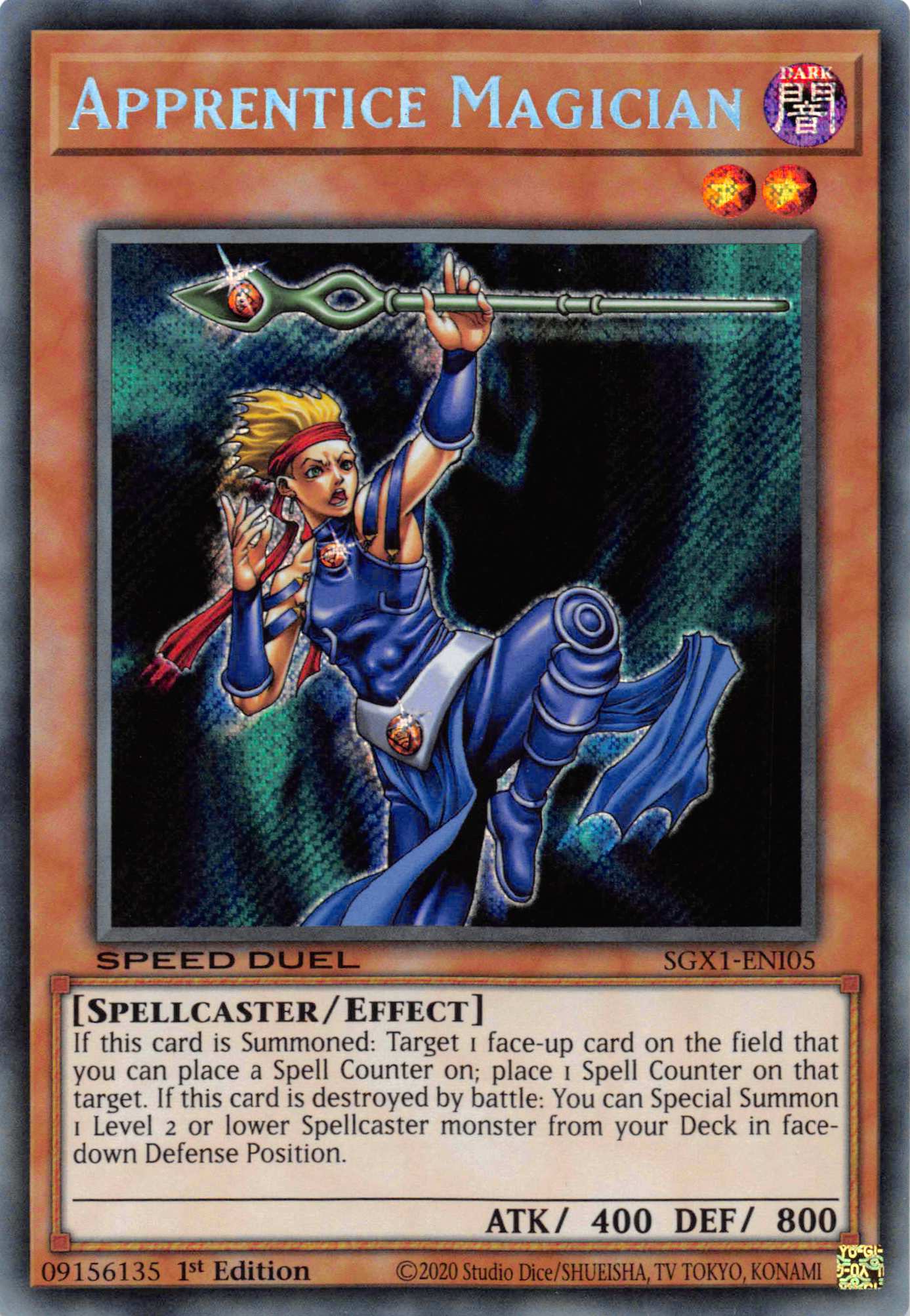 Apprentice Magician [SGX1-ENI05] Secret Rare | Event Horizon Hobbies CA