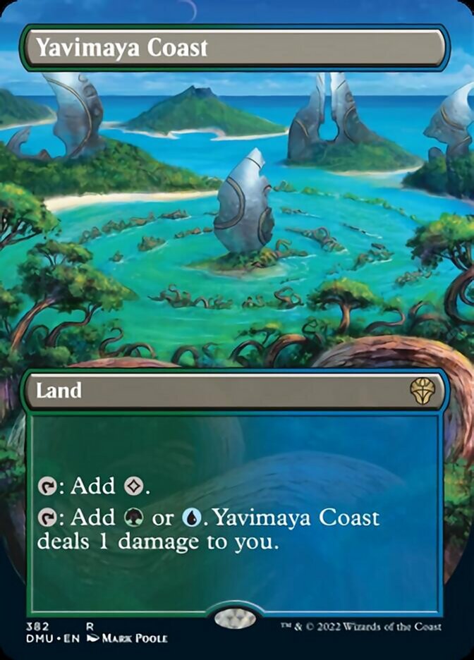 Yavimaya Coast (Borderless Alternate Art) [Dominaria United] | Event Horizon Hobbies CA