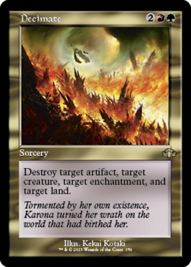 Decimate (Retro) [Dominaria Remastered] | Event Horizon Hobbies CA