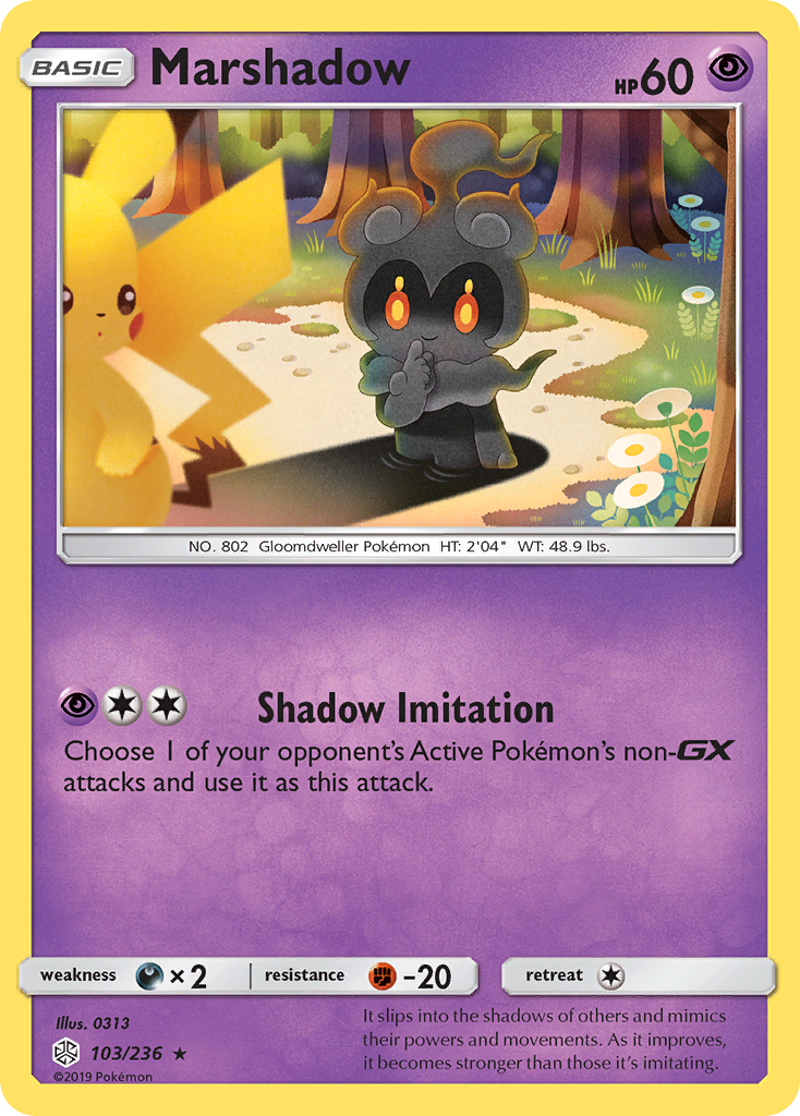 Marshadow (103/236) [Sun & Moon: Cosmic Eclipse] | Event Horizon Hobbies CA