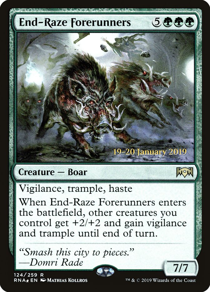 End-Raze Forerunners [Ravnica Allegiance Prerelease Promos] | Event Horizon Hobbies CA