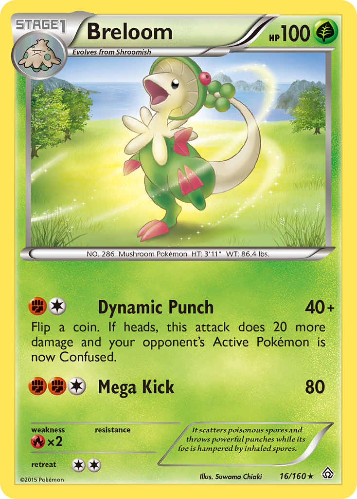 Breloom (16/160) [XY: Primal Clash] | Event Horizon Hobbies CA