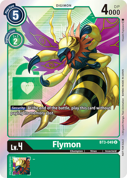 Flymon [BT3-049] (Buy-A-Box Promo) [Release Special Booster Ver.1.5 Promos] | Event Horizon Hobbies CA