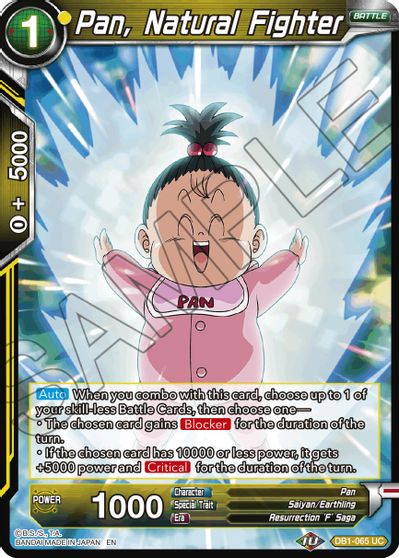 Pan, Natural Fighter (Reprint) (DB1-065) [Battle Evolution Booster] | Event Horizon Hobbies CA