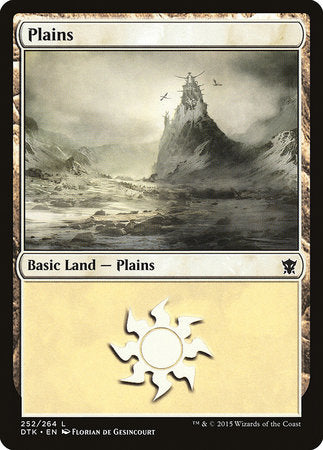 Plains (252) [Dragons of Tarkir] | Event Horizon Hobbies CA