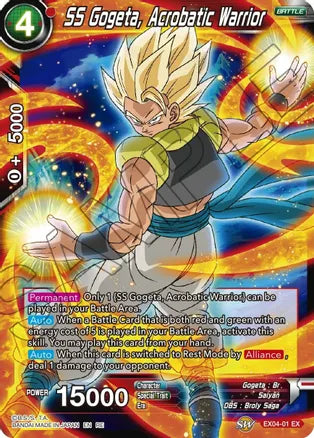 SS Gogeta, Acrobatic Warrior (EX04-01) [Mythic Booster] | Event Horizon Hobbies CA