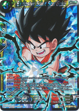 Explosive Spirit Son Goku (Shatterfoil) (BT3-088) [Dragon Brawl] | Event Horizon Hobbies CA