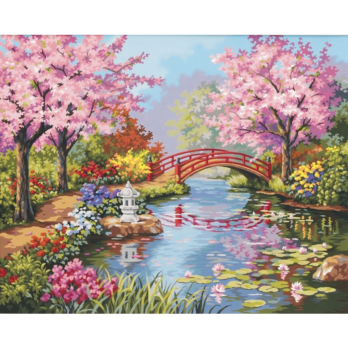 PaintWorks - Paint By Numbers - Japanese Garden