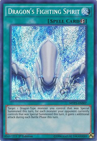 Dragon's Fighting Spirit [MVP1-ENS07] Secret Rare | Event Horizon Hobbies CA