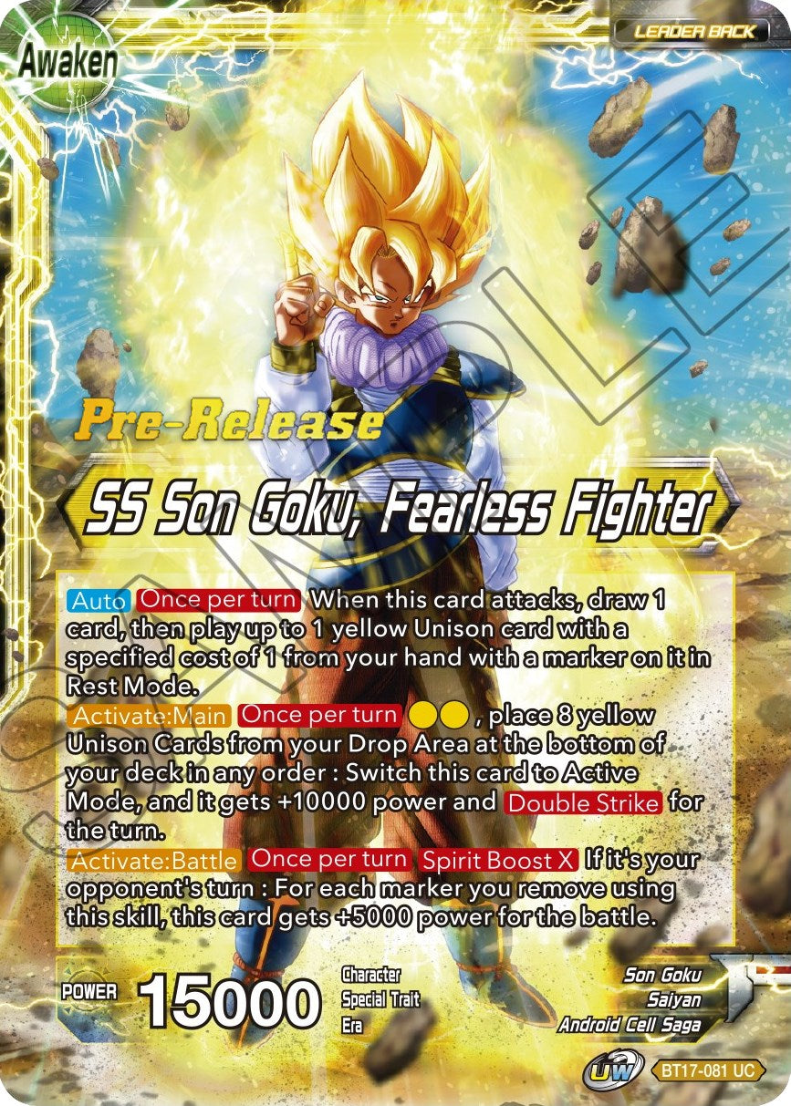 Son Goku // SS Son Goku, Fearless Fighter (BT17-081) [Ultimate Squad Prerelease Promos] | Event Horizon Hobbies CA