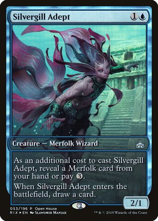 Silvergill Adept [Rivals of Ixalan Promos] | Event Horizon Hobbies CA