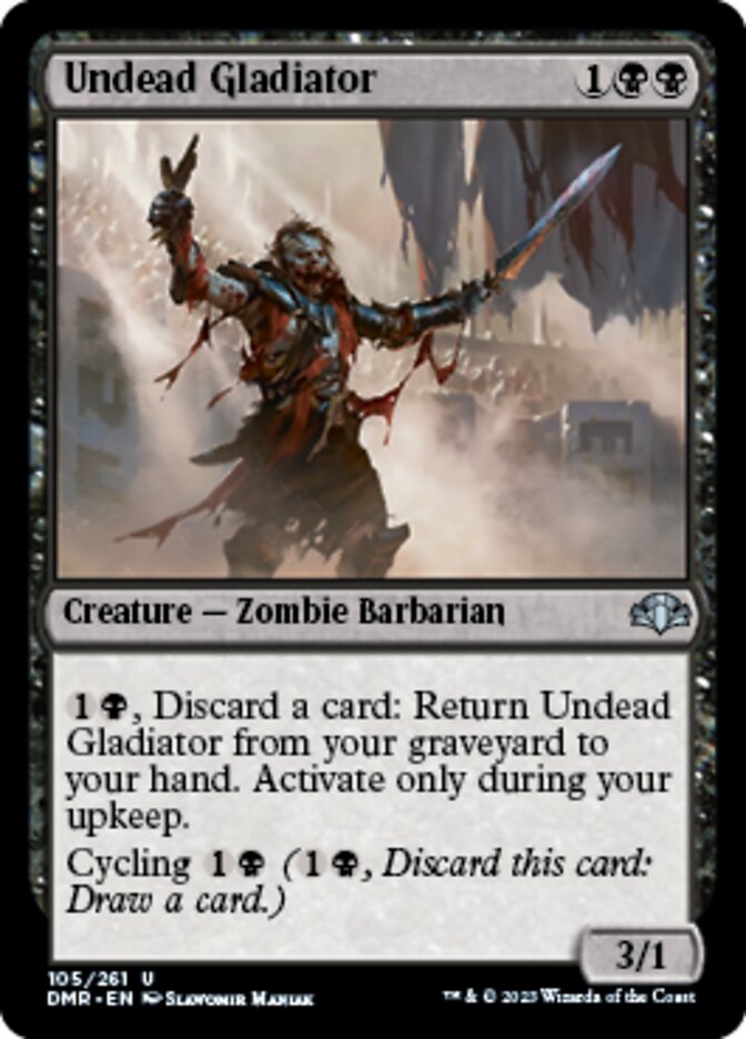 Undead Gladiator [Dominaria Remastered] | Event Horizon Hobbies CA