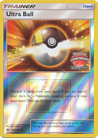 Ultra Ball (135/149) (NA Championship Promo) [Sun & Moon: Base Set] | Event Horizon Hobbies CA