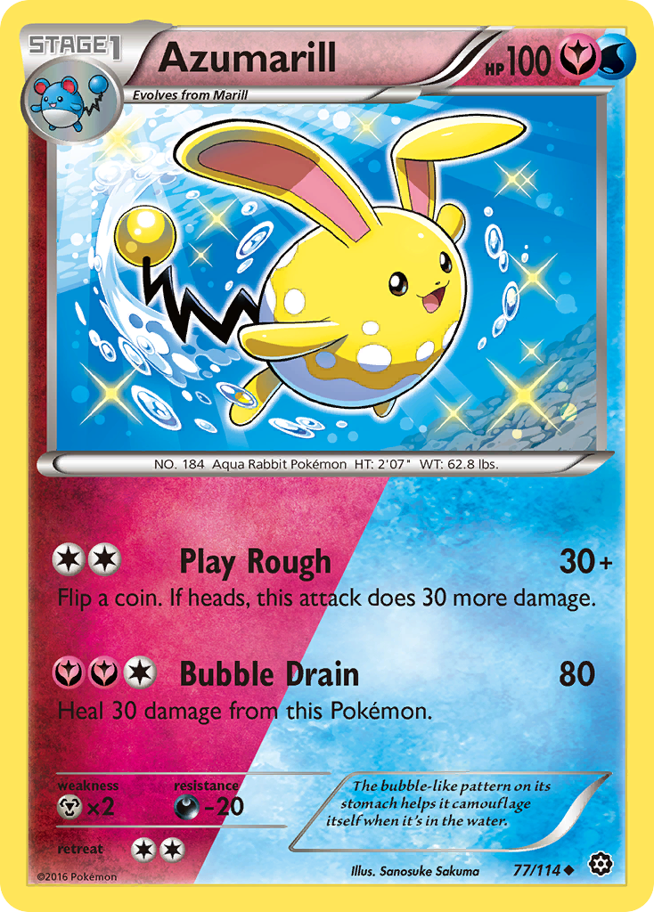 Azumarill (77/114) [XY: Steam Siege] | Event Horizon Hobbies CA