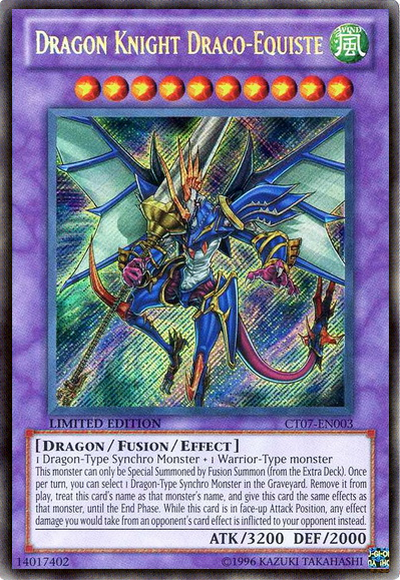 Dragon Knight Draco-Equiste [CT07-EN003] Secret Rare | Event Horizon Hobbies CA