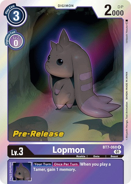 Lopmon [BT7-068] [Next Adventure Pre-Release Cards] | Event Horizon Hobbies CA