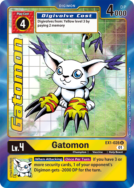 Gatomon [EX1-026] (Alternate Art) [Classic Collection] | Event Horizon Hobbies CA