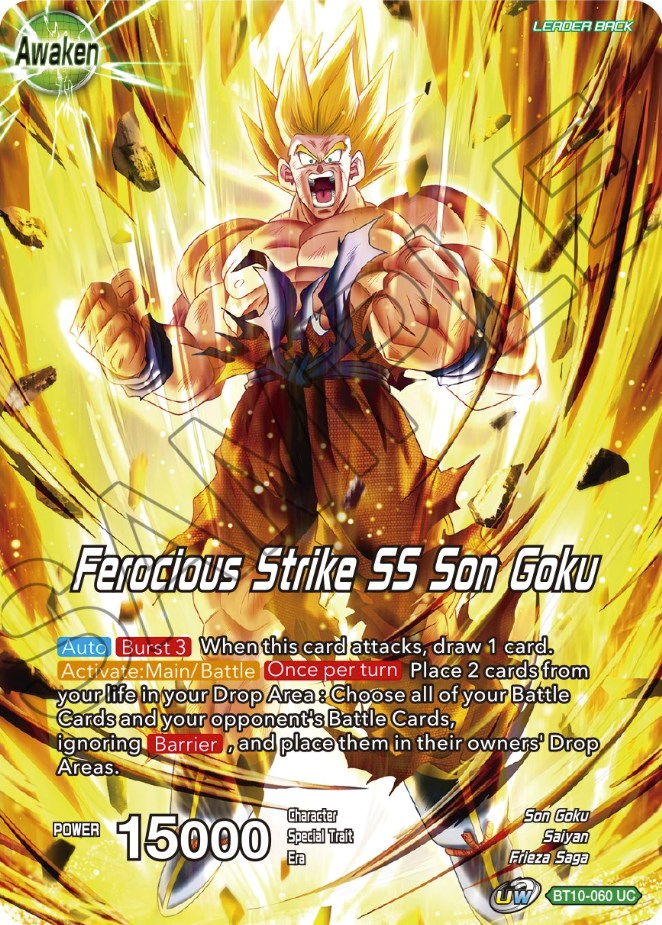 Son Goku // Ferocious Strike SS Son Goku (BT10-060) [Theme Selection: History of Son Goku] | Event Horizon Hobbies CA