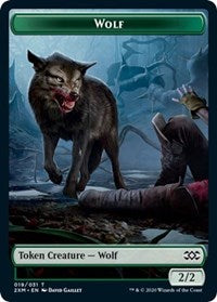 Wolf // Wurm (030) Double-sided Token [Double Masters Tokens] | Event Horizon Hobbies CA