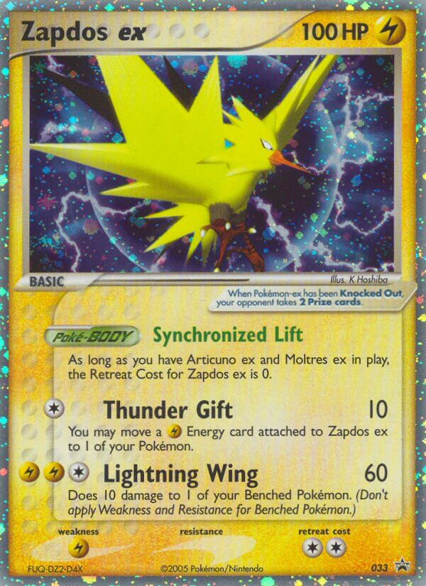 Zapdos ex (033) [Nintendo: Black Star Promos] | Event Horizon Hobbies CA