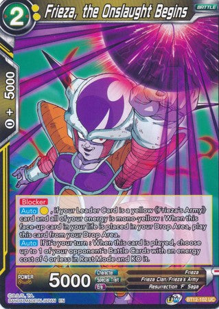 Frieza, the Onslaught Begins (BT12-102) [Vicious Rejuvenation] | Event Horizon Hobbies CA