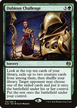 Dubious Challenge [Kaladesh] | Event Horizon Hobbies CA