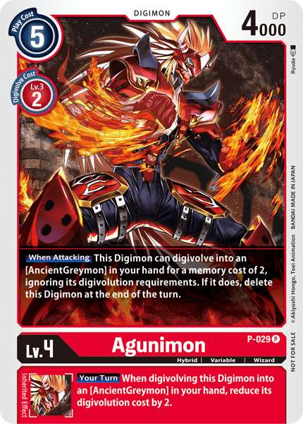 Agunimon [P-029] [Revision Pack Cards] | Event Horizon Hobbies CA