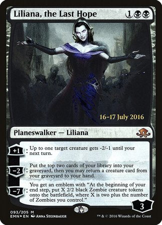 Liliana, the Last Hope [Eldritch Moon Promos] | Event Horizon Hobbies CA