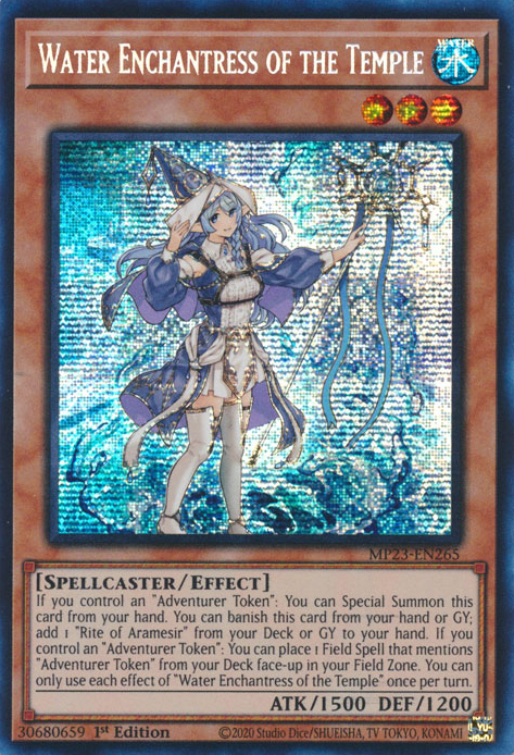 Water Enchantress of the Temple [MP23-EN265] Prismatic Secret Rare | Event Horizon Hobbies CA