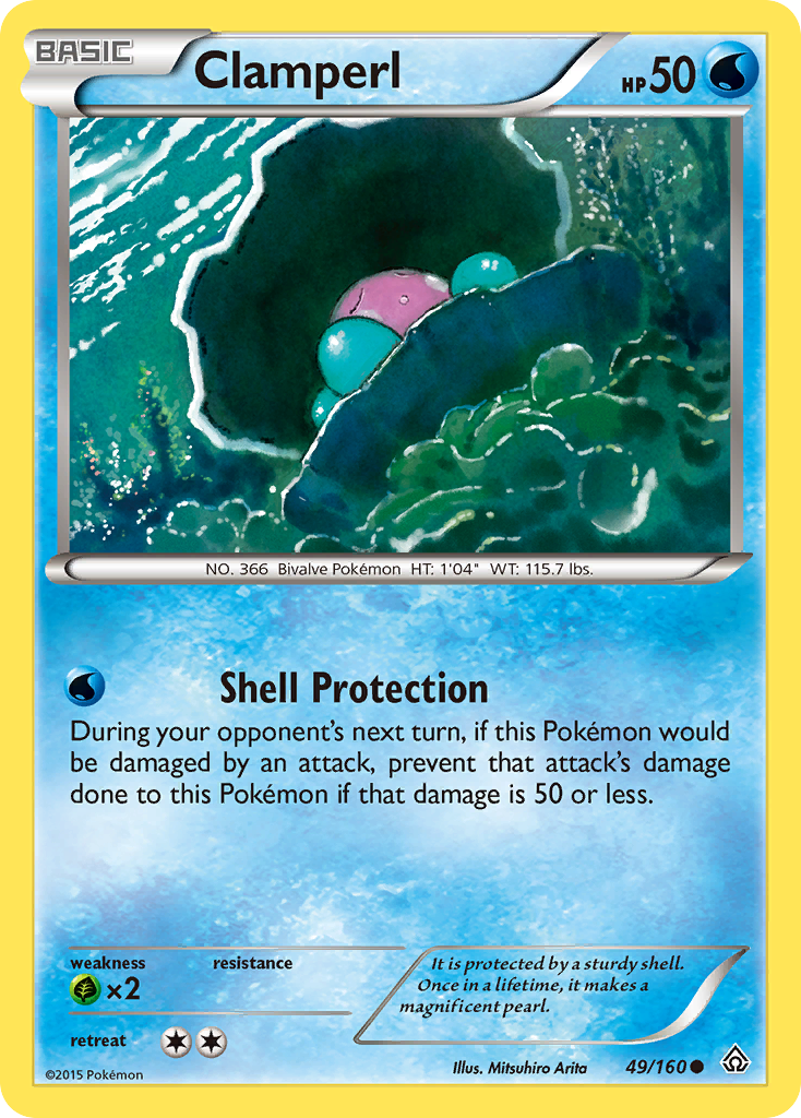 Clamperl (49/160) [XY: Primal Clash] | Event Horizon Hobbies CA