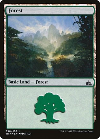 Forest [Rivals of Ixalan] | Event Horizon Hobbies CA