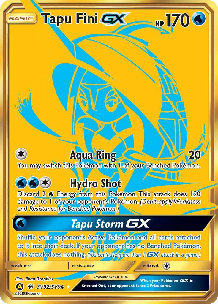 Tapu Fini GX (SV92/SV94) [Sun & Moon: Hidden Fates - Shiny Vault] | Event Horizon Hobbies CA