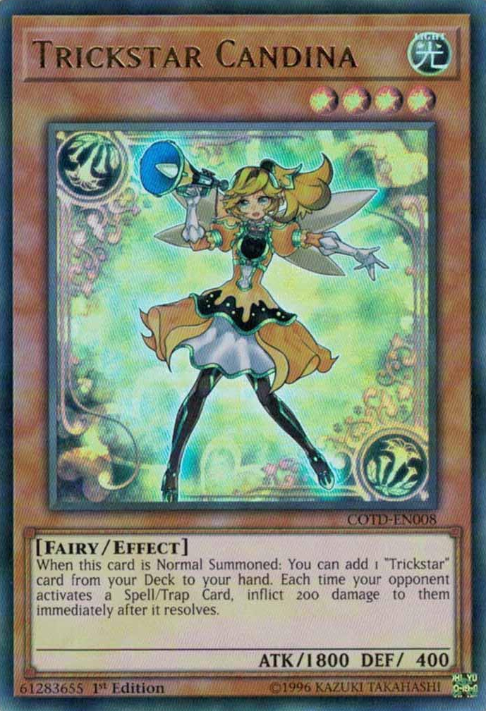 Trickstar Candina [COTD-EN008] Ultra Rare | Event Horizon Hobbies CA