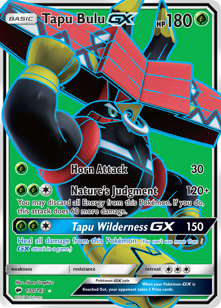 Tapu Bulu GX (130/147) [Sun & Moon: Burning Shadows] | Event Horizon Hobbies CA