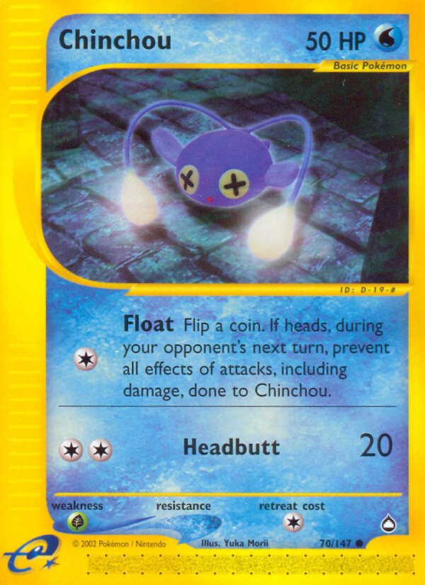 Chinchou (70/147) [Aquapolis] | Event Horizon Hobbies CA