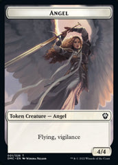 Kavu // Angel Double-sided Token [Dominaria United Commander Tokens] | Event Horizon Hobbies CA