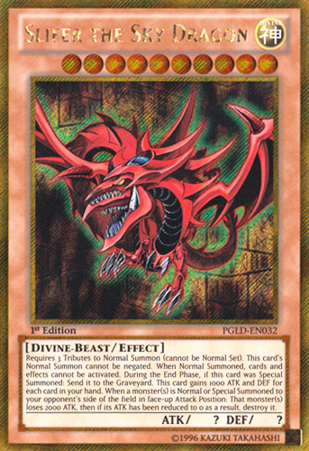 Slifer the Sky Dragon [PGLD-EN032] Gold Secret Rare | Event Horizon Hobbies CA