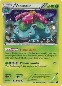 Venusaur (3/108) (Cosmos Holo) (Blister Exclusive) [Black & White: Dark Explorers] | Event Horizon Hobbies CA