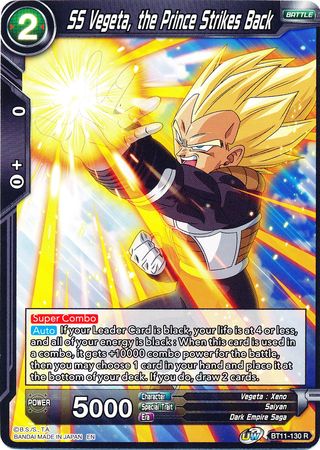 SS Vegeta, the Prince Strikes Back (BT11-130) [Vermilion Bloodline] | Event Horizon Hobbies CA