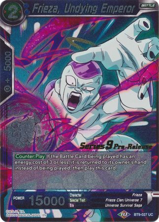 Frieza, Undying Emperor (BT9-027) [Universal Onslaught Prerelease Promos] | Event Horizon Hobbies CA