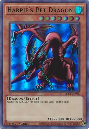 Harpie's Pet Dragon (Green) [LDS2-EN066] Ultra Rare | Event Horizon Hobbies CA