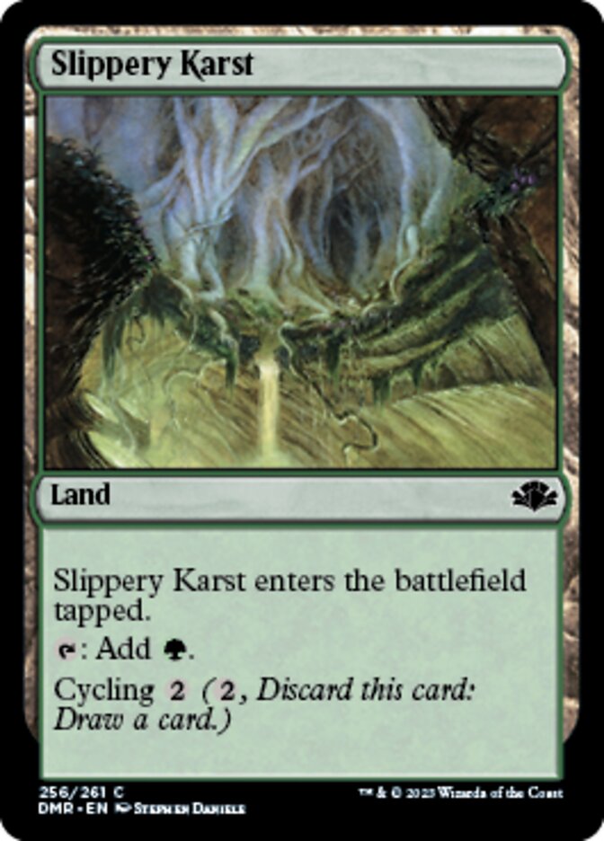 Slippery Karst [Dominaria Remastered] | Event Horizon Hobbies CA