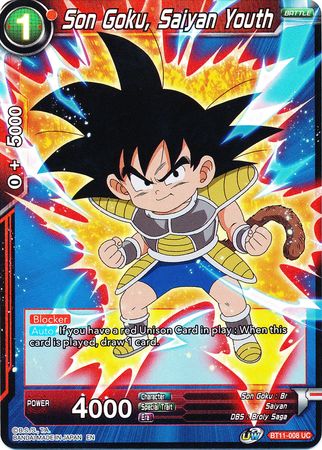 Son Goku, Saiyan Youth (BT11-008) [Vermilion Bloodline 2nd Edition] | Event Horizon Hobbies CA