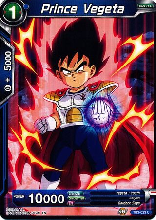 Prince Vegeta (TB3-023) [Clash of Fates] | Event Horizon Hobbies CA