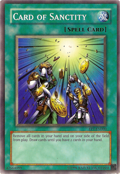 Card of Sanctity (Kids WB Duel of Destiny Promo) [EP1-EN000] Common | Event Horizon Hobbies CA