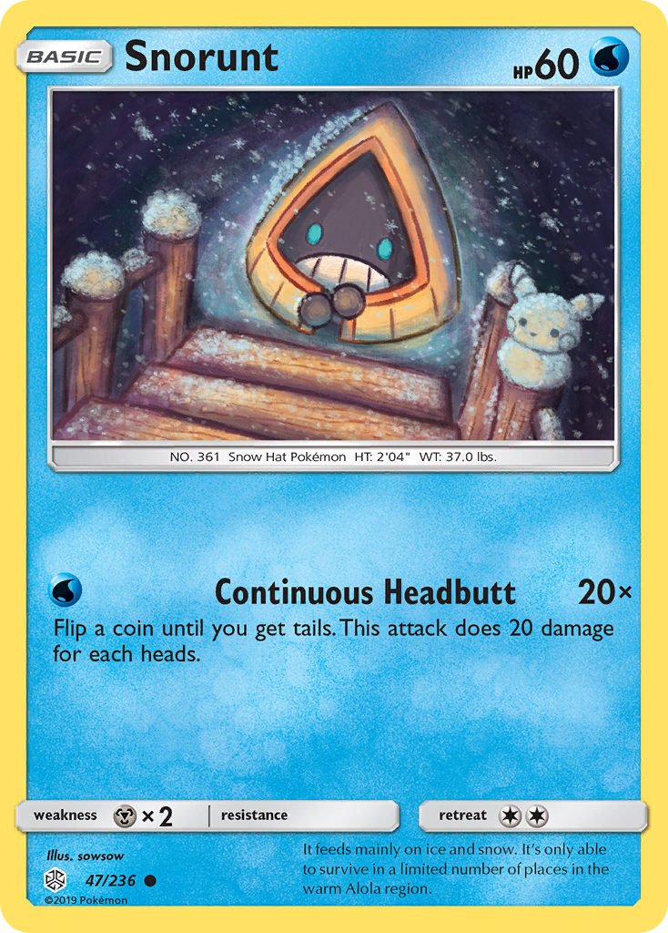 Snorunt (47/236) [Sun & Moon: Cosmic Eclipse] | Event Horizon Hobbies CA