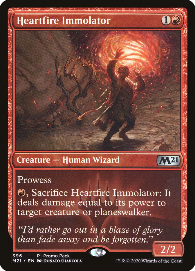 Heartfire Immolator (Promo Pack) [Core Set 2021 Promos] | Event Horizon Hobbies CA