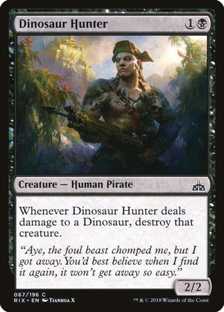 Dinosaur Hunter [Rivals of Ixalan] | Event Horizon Hobbies CA