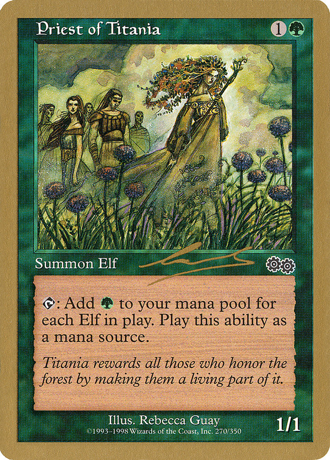 Priest of Titania (Nicolas Labarre) [World Championship Decks 2000] | Event Horizon Hobbies CA